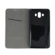 Smart Magnetic Case priekš Xiaomi Redmi Note 13 4G - Melns - sāniski atverams mākslīgas ādas maciņš ar stendu