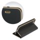 Luna Book Gold Case priekš Samsung Galaxy A05s A057G - Melns - sāniski atverams maciņš ar magnētu un stendu