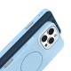 Glitter Thin Magsafe Back Case priekš Apple iPhone 16 Pro Max - Zils - silikona aizmugures apvalks / bampers-vāciņš