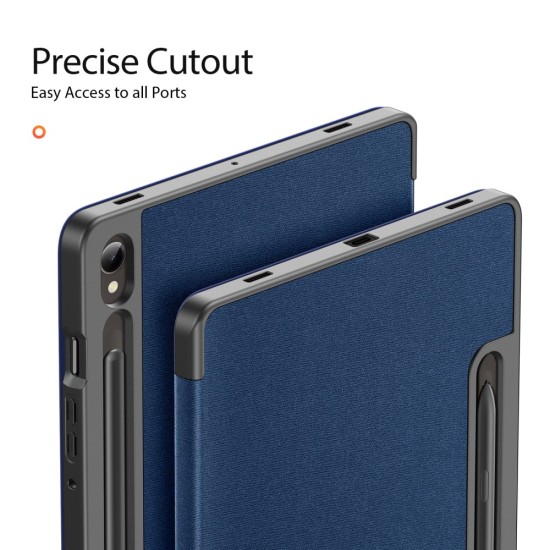 Dux Ducis Domo series priekš Xiaomi Redmi Pad 7 / 7 Pro - Tumši Zils - sāniski atverams maciņš ar magnētu un stendu