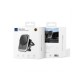 WiWU Universal Magnetic Air Vent Phone Holder with Wireless Charging 15W - Melns - Stiprinājums turētājs uz ventilācija režģa ar iebūvētu bezvadu lādētāju