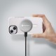 Forcell F-Energy Smart Charge Qi2 15W Wireless Charger with MagSafe with Type-C Cable 1.5M - Melns - Ātrs induktīvs bezvadu USB-C lādētājs paliktnis