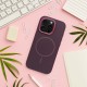 Frame MagSafe Back Case priekš Apple iPhone 15 - Violets - matēts silikona aizmugures apvalks / bampers-vāciņš