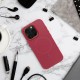Frame MagSafe Back Case priekš Apple iPhone 15 - Sārts - matēts silikona aizmugures apvalks / bampers-vāciņš