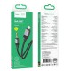 Hoco UPA32A 3.5mm Male to Lightning Stereo Aux Audio cable (length: 1M) - Melns - audio vads kabelis