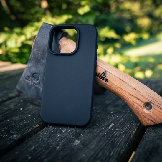 Tactical MagForce Velvet Smoothie Back Case with MagSafe priekš Apple iPhone 17 Air - Melns - silikona aizmugures apvalks / bampers-vāciņš
