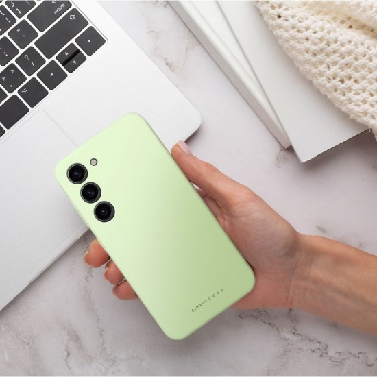 Roar Cloud-Skin Silicone Case (Microfiber Soft Touch) priekš Samsung Galaxy S25 FE 5G S731 - Gaiši Zaļš - matēts silikona aizmugures apvalks (bampers vāciņš)