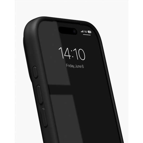 iDeal of Sweden Silicone MagSafe Back Case priekš Apple iPhone 17 Pro - Black - silikona aizmugures apvalks / bampers-vāciņš