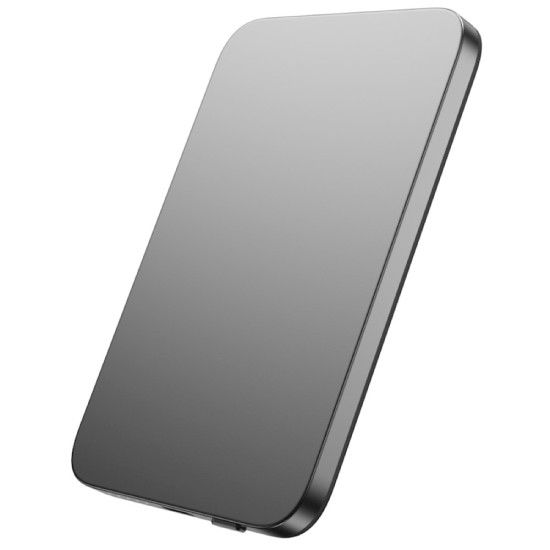 Qualo 5000mAh MagSafe Power Bank 20W with USB Type-C - Pelēks - Ārējas uzlādes batereja lādētājs-akumulators ar MagSafe
