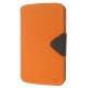 RoarKorea Fancy Diary View Samsung Galaxy Tab 3 7.0 T210 / T211 - Oranžs - sāniski atverams maciņš ar stendu (ādas maks, grāmatiņa, leather book wallet case cover stand)