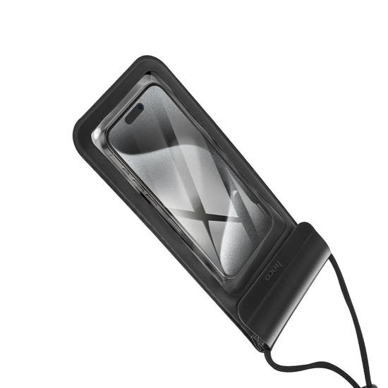 Hoco HX53 Vasaras Universāls Vakuuma Ūdens izturīgs maks 7.2 inch - Melns