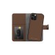 iDeal of Sweden Magnet Wallet+ Case priekš Apple iPhone 12 / 12 Pro - Brown - mākslīgās ādas sāniski atverams maciņš ar bamperu uz magnēta