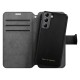 iDeal of Sweden STHML Wallet Case priekš Samsung Galaxy S21 G991 - Black - mākslīgās ādas sāniski atverams maciņš ar bamperu uz magnēta