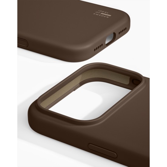 iDeal of Sweden Silicone MagSafe Back Case priekš Apple iPhone 17 Air - Mocha Mousse - silikona aizmugures apvalks / bampers-vāciņš