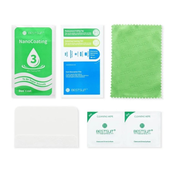 Bestsuit (Fingerprint Friendly) Full Cover 5D Full Glue Nano Tempered Glass (Hot Bending) priekš Samsung Galaxy S26 Ultra 5G - Melns - Ekrāna Aizsargstikls / Bruņota Stikla Aizsargplēve