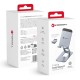 Forcell Foldable Phone and Tablet Holder Stand - Universāls galda stends / turētājs telefonam un planšetdatoram