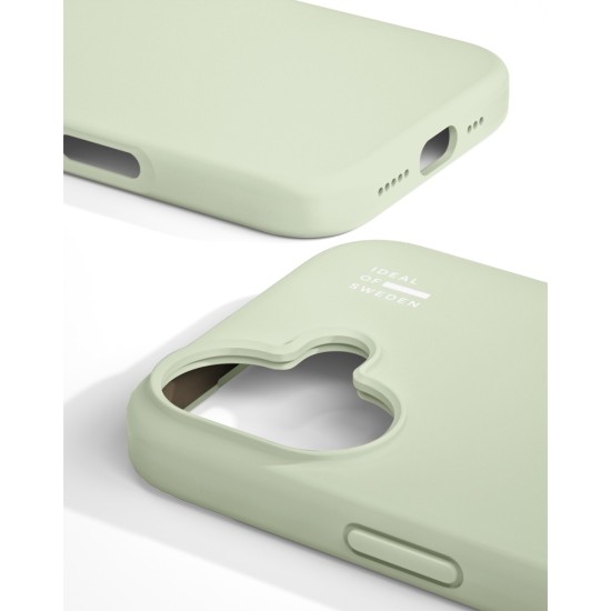 iDeal of Sweden Silicone MagSafe Back Case priekš Apple iPhone 17 - Sage Green - silikona aizmugures apvalks / bampers-vāciņš