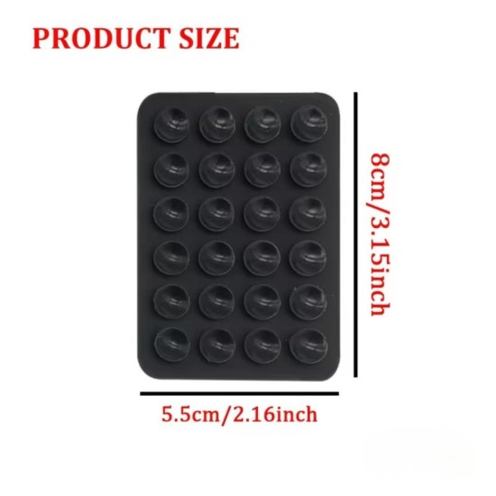 Silikona vakuuma uzlīme ar piesūcekņiem viedtālrunim