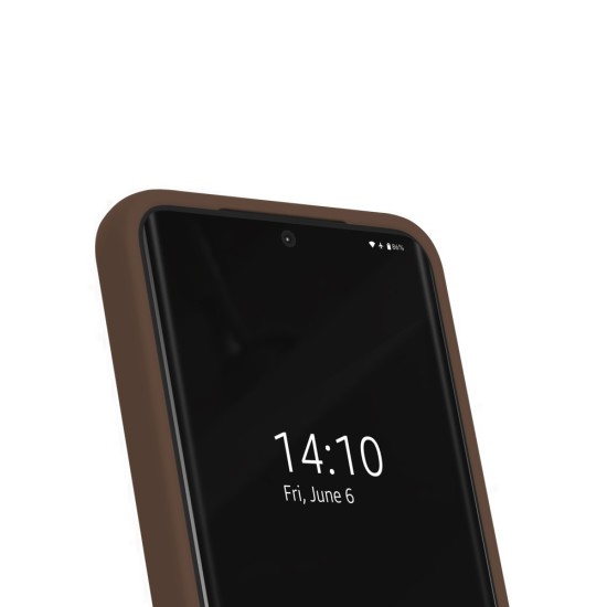 iDeal of Sweden Silicone MagSafe Back Case priekš Samsung Galaxy S26 5G - Mocha Mousse - silikona aizmugures apvalks / bampers-vāciņš