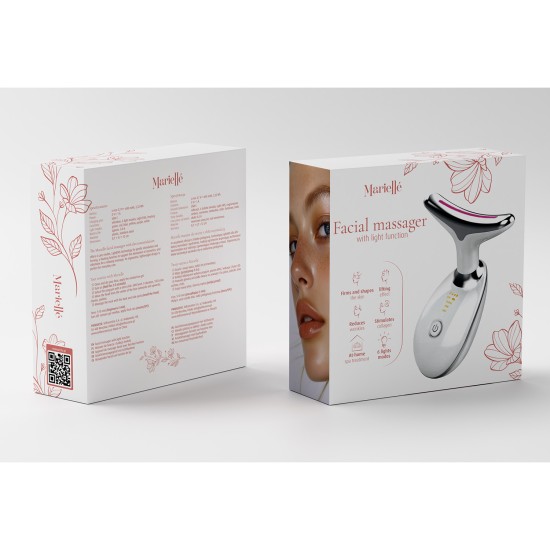 Marielle Lifting Facial Massager - Balts - Ierīce sejas masāžai