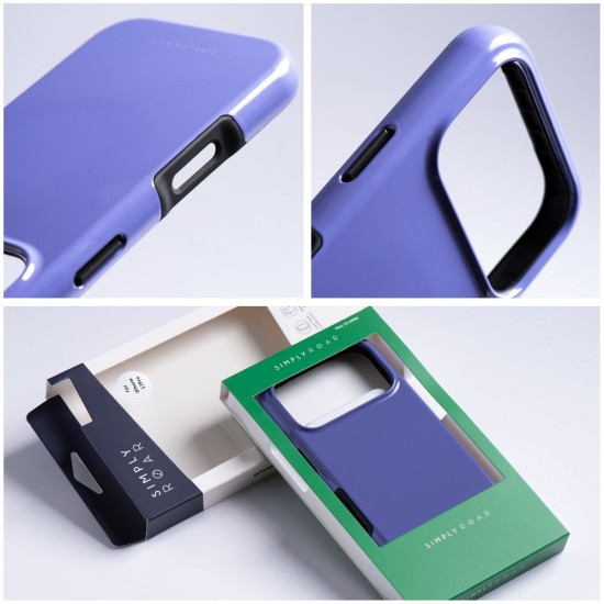 Roar Rainbow Bumper MagSafe Back Case priekš Apple iPhone 17 - Violets - silikona-plastikāta aizmugures apvalks / bampers-vāciņš