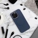 Frame MagSafe Back Case priekš Apple iPhone 17 Pro Max - Tumši Zils - matēts silikona aizmugures apvalks / bampers-vāciņš