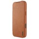 NILLKIN Qin Pro Series Card Holder Leather Flip Case priekš Apple iPhone 17 Pro Max - Brūns - sāniski atverams maciņš