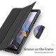 Dux Ducis Domo series priekš Samsung Galaxy Tab A11 Plus X230 / X236 / Tab A9 Plus X210 / X215 / X216 - Melns - sāniski atverams maciņš ar magnētu un stendu
