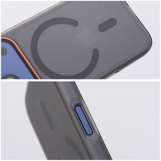 Go Orange MagSafe Back Case priekš Xiaomi 17 - Melns - plastikāta aizmugures apvalks / bampers-vāciņš