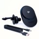 3MK Hardy AeroCharger Qi2 15W Wireles Charger with MagSafe Air Vent Car Holder - Melns - Stiprinājums turētājs uz ventilācija režģa ar iebūvētu bezvadu lādētāju