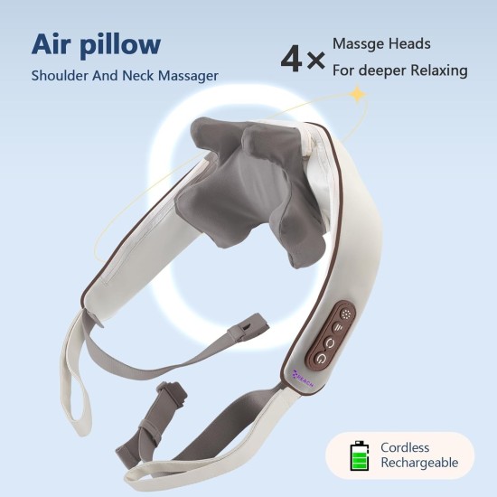 Reach KN01 Shiatsu Shoulder and Neck Massager with Heating Function - Plecu un kakla masāžas ierīce