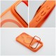 Forcell F-Protect Shadow Stand Premium Back Case with MagSafe priekš Apple iPhone 17 Pro Max - Oranžs - silikona-plastikāta aizmugures apvalks / bampers-vāciņš