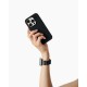 iDeal of Sweden Silicone M-L Watch Band priekš Apple Watch 42 / 44 / 45 / 46mm / Ultra 49 mm - Black - silikona siksniņa (josta) priekš pulksteņiem
