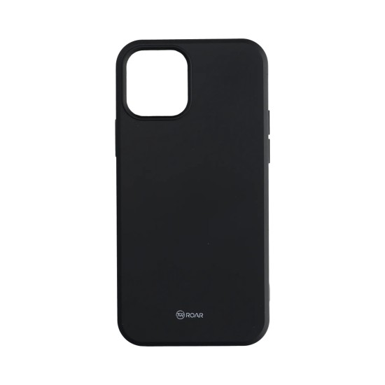 RoarKorea All Day Colorful Jelly Case priekš Samsung Galaxy A17 4G A175 / A17 5G A176 - Melns - matēts silikona apvalks / bampers-vāciņš
