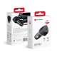 Forcell Carbon 20W Car Charger with Type-C PD / QC 3.0 socket - Melns - USB-C ātrs auto lādētājs telefoniem un planšetdatoriem