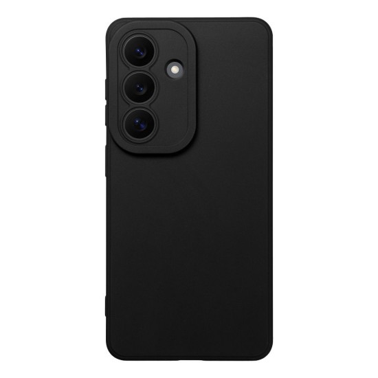 Matt TPU 2.0 Back Case priekš Samsung Galaxy S25 FE 5G S731 - Melns - matēts silikona aizmugures apvalks / bampers