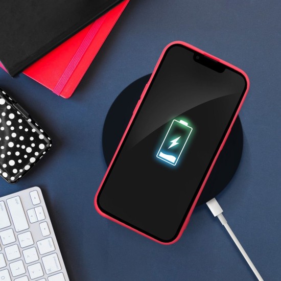 Forcell Silicone Lite Back Case priekš Xiaomi 17T Pro - Rozā - matēts silikona aizmugures apvalks / bampers-vāciņš