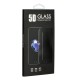 5D Full Glue Tempered Glass screen protector priekš Xiaomi 17T - Melns - Ekrāna Aizsargstikls / Bruņota Stikla Aizsargplēve