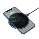 Hoco CW6 Pro Wireless Charger 15W with LED light - Melns - Induktīvs bezvadu USB lādētājs paliktnis