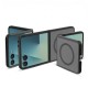Tech-Protect Magmat Magsafe Back Case priekš Samsung Galaxy Flip8 5G - Melns - silikona aizmugures apvalks / bampers-vāciņš