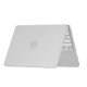 Tech-Protect Smartshell Protective Case priekš Apple MacBook Neo 13-inch (2026) A3404 - Caurspīdīgs / Spīdumi - plastikas no abām pusēm apvalks / maciņš