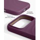 iDeal of Sweden Soft Swirl Silicone MagSafe Back Case priekš Apple iPhone 17 Pro / 18 Pro - Velvet Plum - silikona aizmugures apvalks / bampers-vāciņš
