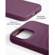 iDeal of Sweden Soft Swirl Silicone MagSafe Back Case priekš Apple iPhone 13 / 14 / 15 / 16e / 17e - Velvet Plum - silikona aizmugures apvalks / bampers-vāciņš