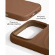 iDeal of Sweden Soft Swirl Silicone MagSafe Back Case priekš Apple iPhone 17 Pro / 18 Pro - Salted Caramel - silikona aizmugures apvalks / bampers-vāciņš