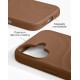 iDeal of Sweden Soft Swirl Silicone MagSafe Back Case priekš Apple iPhone 16 - Salted Caramel - silikona aizmugures apvalks / bampers-vāciņš