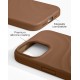 iDeal of Sweden Soft Swirl Silicone MagSafe Back Case priekš Apple iPhone 13 / 14 / 15 / 16e / 17e - Salted Caramel - silikona aizmugures apvalks / bampers-vāciņš