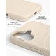 iDeal of Sweden Soft Swirl Silicone MagSafe Back Case priekš Apple iPhone 17 - Cloud Dancer - silikona aizmugures apvalks / bampers-vāciņš