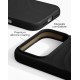 iDeal of Sweden Soft Swirl Silicone MagSafe Back Case priekš Apple iPhone 17 Pro / 18 Pro - Velvet Black - silikona aizmugures apvalks / bampers-vāciņš