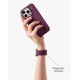 iDeal of Sweden Soft Braid Watch Band priekš Apple Watch 38 / 40 / 41 mm / Series 10 / 11 (42mm) - Velvet Plum - auduma siksniņa (josta) priekš pulksteņiem