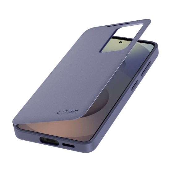 Tech-Protect Smart Wallet priekš Samsung Galaxy S26 Ultra 5G S948 - Violets - sāniski atverams maciņš ar lodziņu / grāmatveida maks